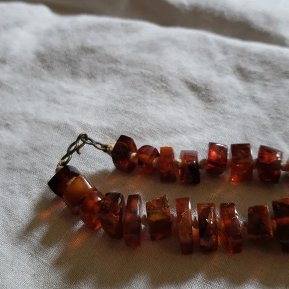 Vintage Handcrafted Natural Baltic Amber Necklace